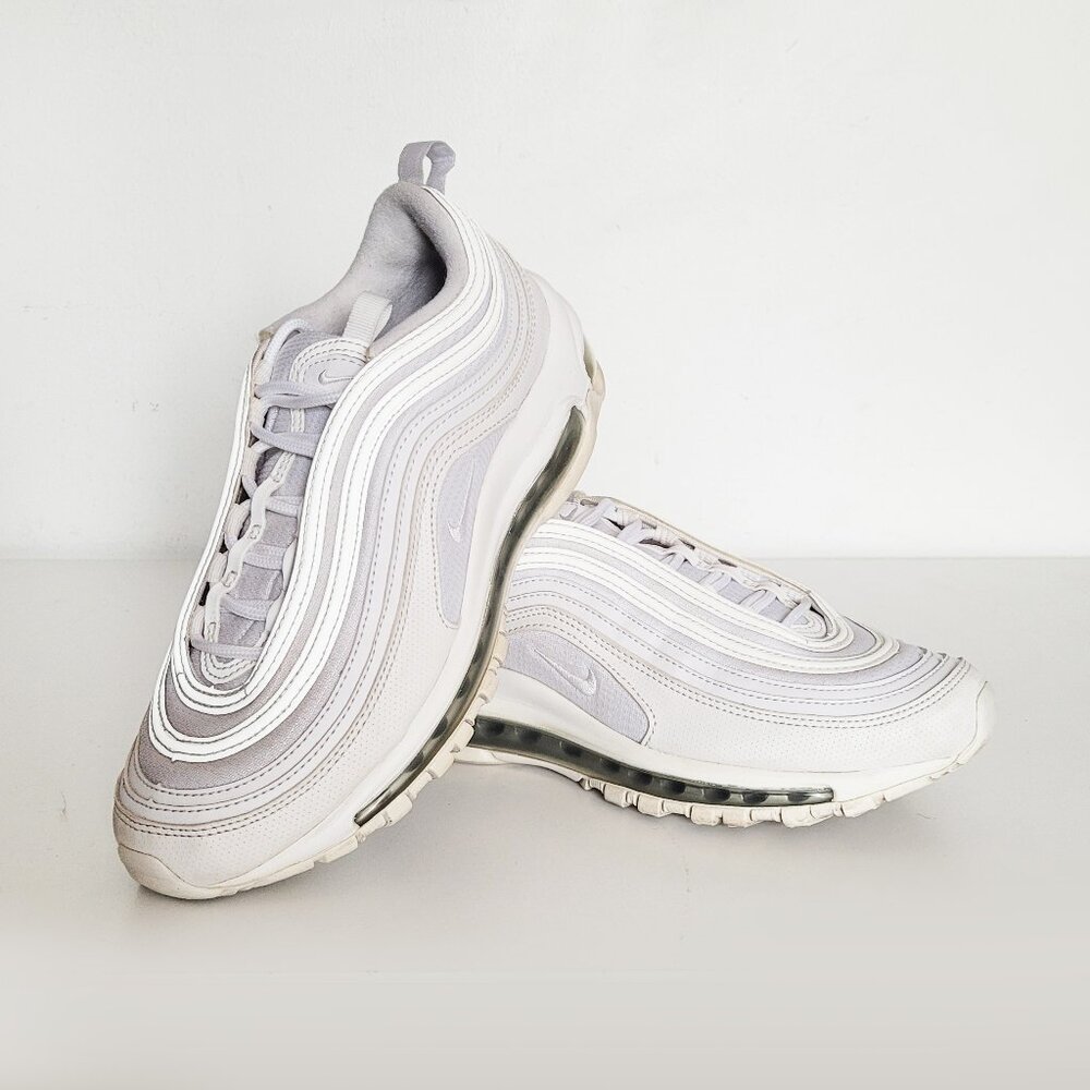 Nike Air Max 97 White Metallic Silver (GS) 921522-104 - Size Youth 6